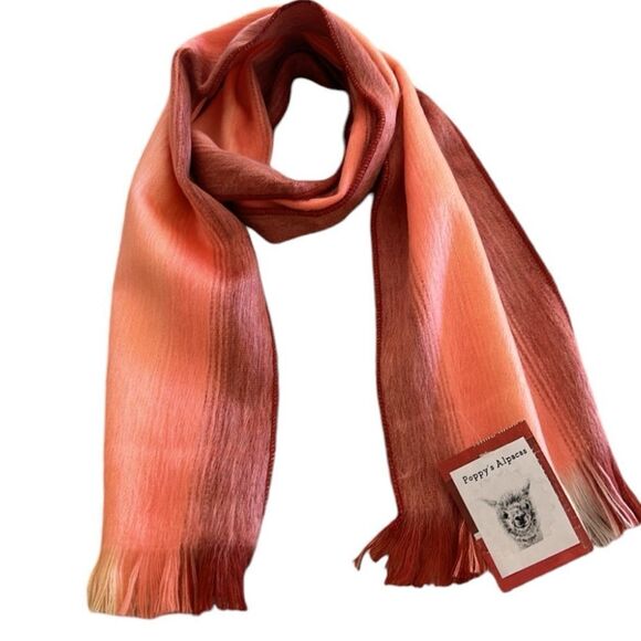 Beautiful alpaca scarf from Ecuador so soft and warm! - Picture 2 of 8